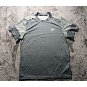 New Orleans Saints Nike On Field Short Sleeve Shirt Men's Size Large Gray